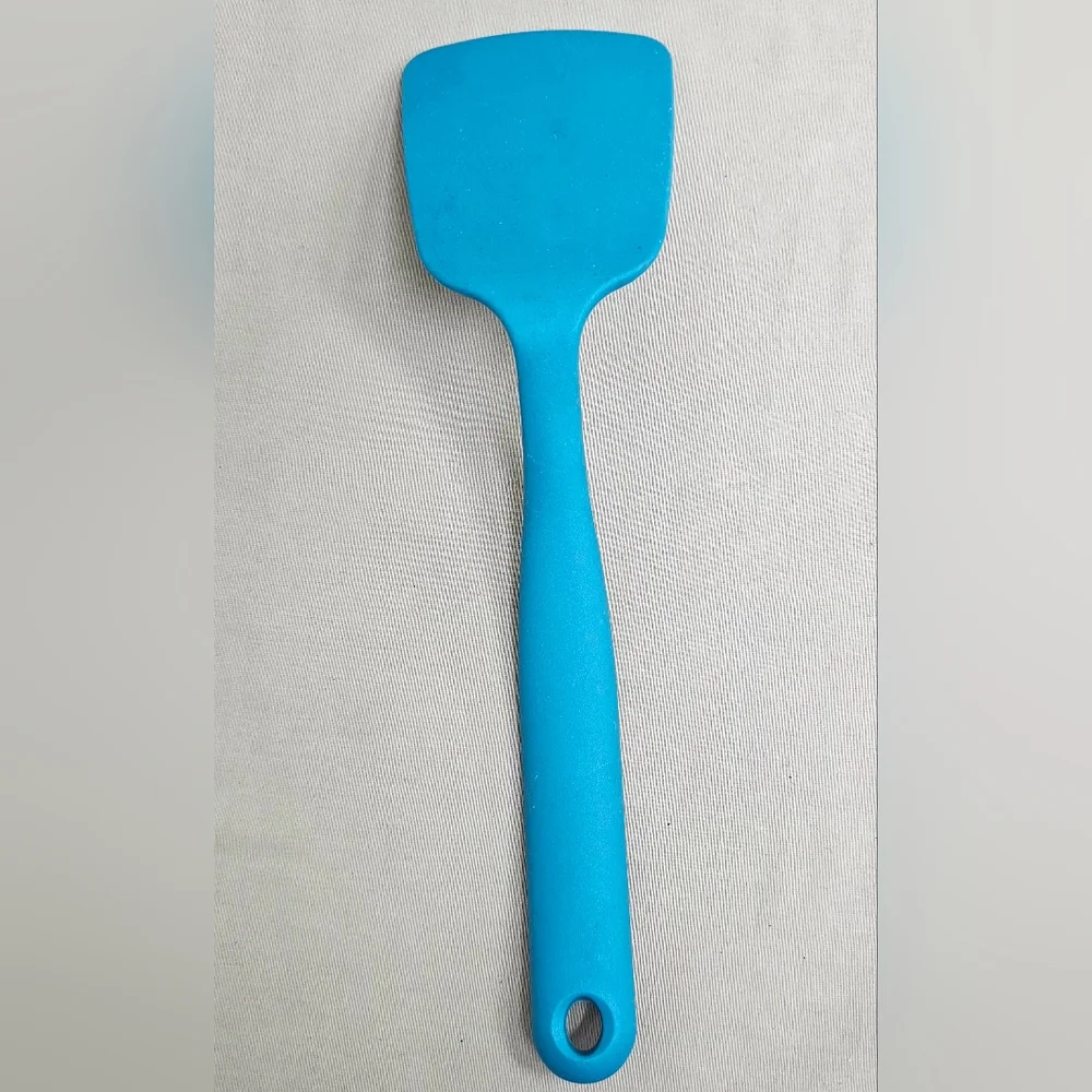 KitchenAid Classic Slotted Turner - Aqua Blue Heat-Resistant Nylon Spatula